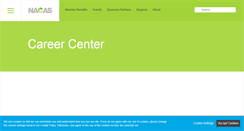Desktop Screenshot of careers.nacas.org